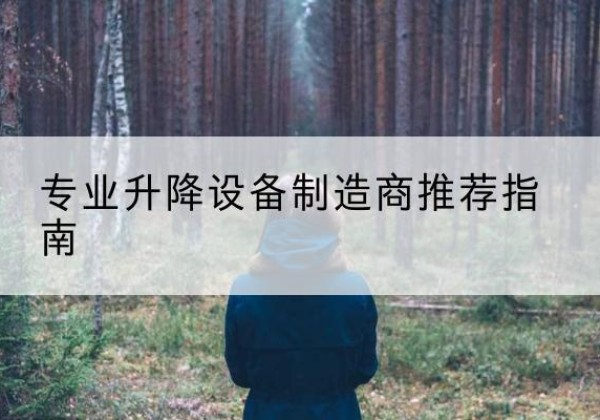 巩留电动剪叉升降平台厂家-专业升降设备制造商推荐指南